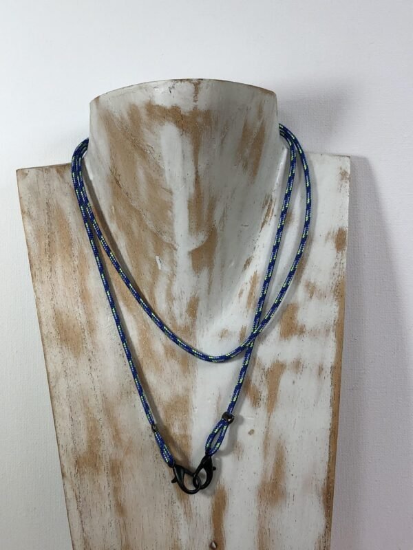 Cuelgamask  azul.