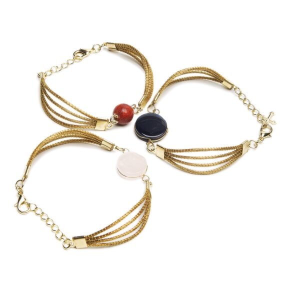 Pulsera de Capim y Gemas